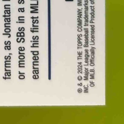 2024 Topps Chrome Update Jonatan Clase Mini-Diamonds Gold /50 #USC147 Blue Jays - Sports Cards