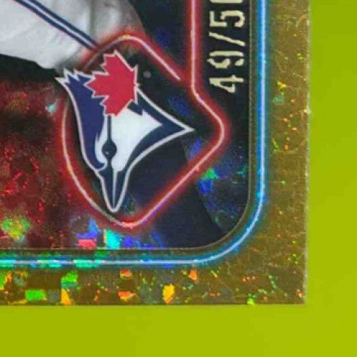 2024 Topps Chrome Update Jonatan Clase Mini-Diamonds Gold /50 #USC147 Blue Jays - Sports Cards
