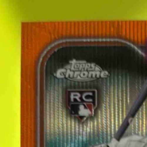 2024 Topps Chrome Update Jordan Beck Auto Orange Wave Refractor 14/25 RC Rockies - Sports Cards