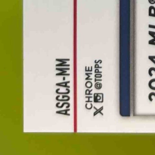 2024 Topps Chrome Update Mason Miller All-Star Game Auto Oakland Athletics - Sports Cards