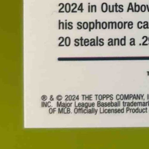 2024 Topps Chrome Update Michael Harris II Auto Green Refractor /99 Braves - Sports Cards
