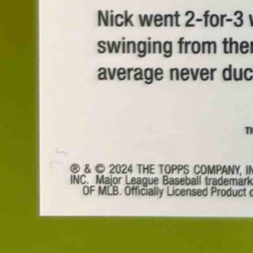 2024 Topps Chrome Update Nick Loftin Auto Gold Wave Refractor /50 Royals - Sports Cards