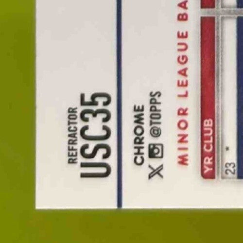 2024 Topps Chrome Update Wyatt Langford Refractor #USC35 RC Texas Rangers - Sports Cards