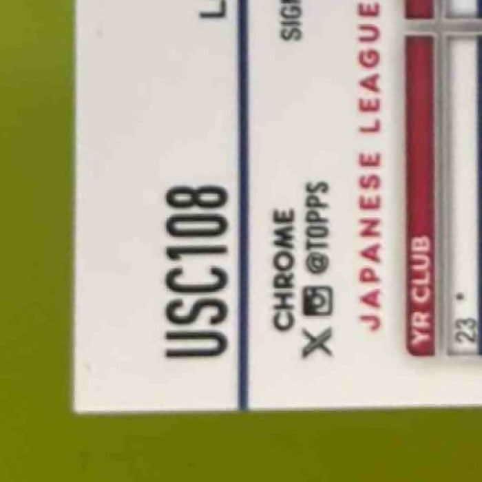 2024 Topps Chrome Update Yoshinobu Yamamoto Variation Green Speckle /99 RC - Sports Cards