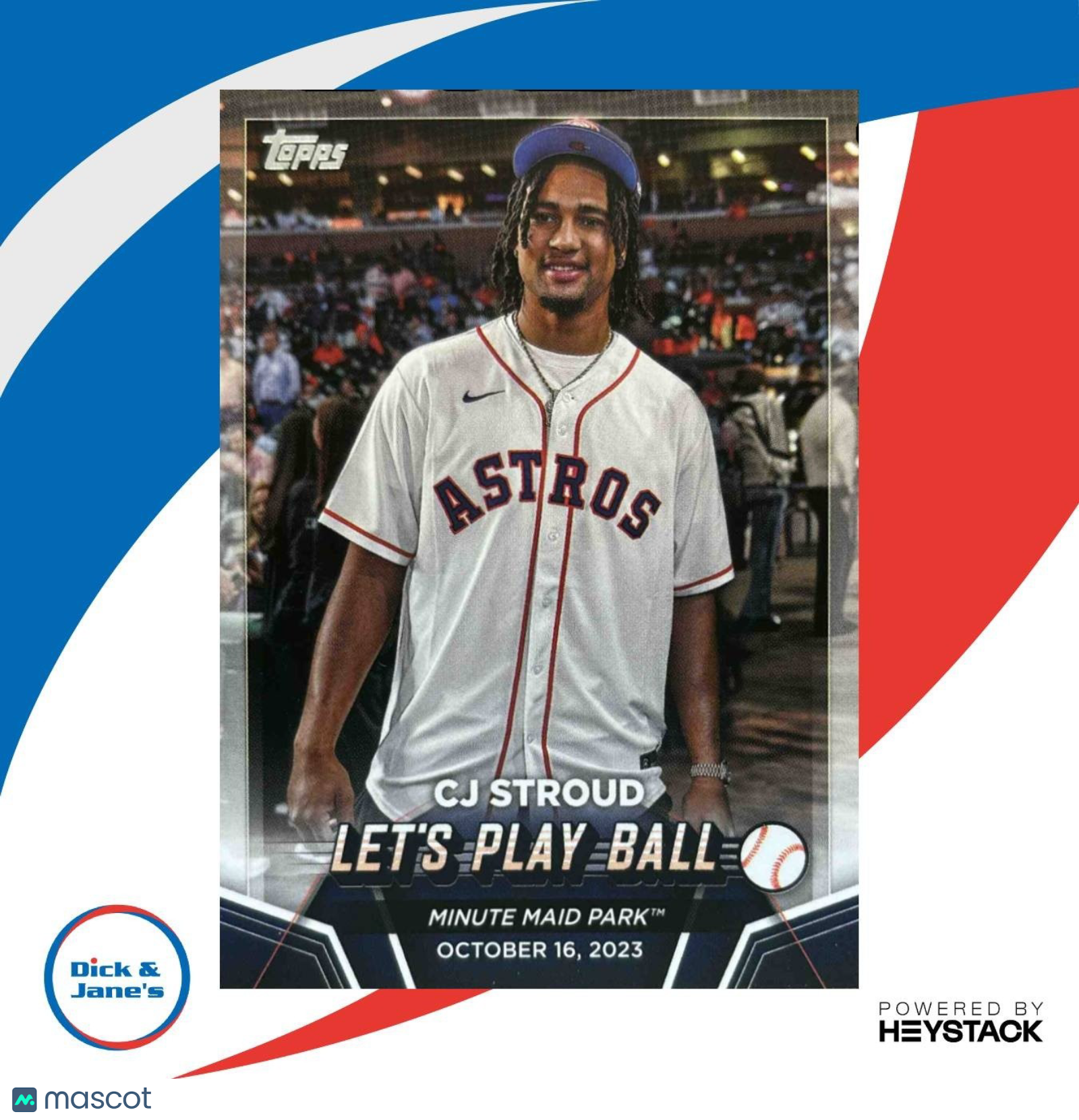 2024 Topps CJ Stroud Let’s Play Ball #PB-1 Houston Astros - Sports Cards