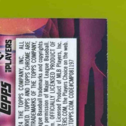 2024 Topps Cosmic Chrome Andrew Abbott Gold Interstellar Fractor /50 #41 RC Reds - Sports Cards