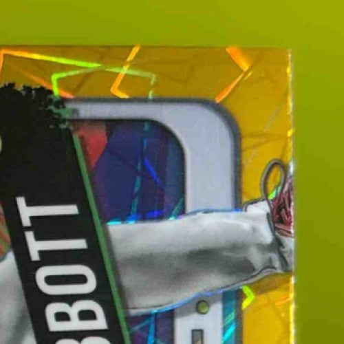 2024 Topps Cosmic Chrome Andrew Abbott Gold Interstellar Fractor /50 #41 RC Reds - Sports Cards