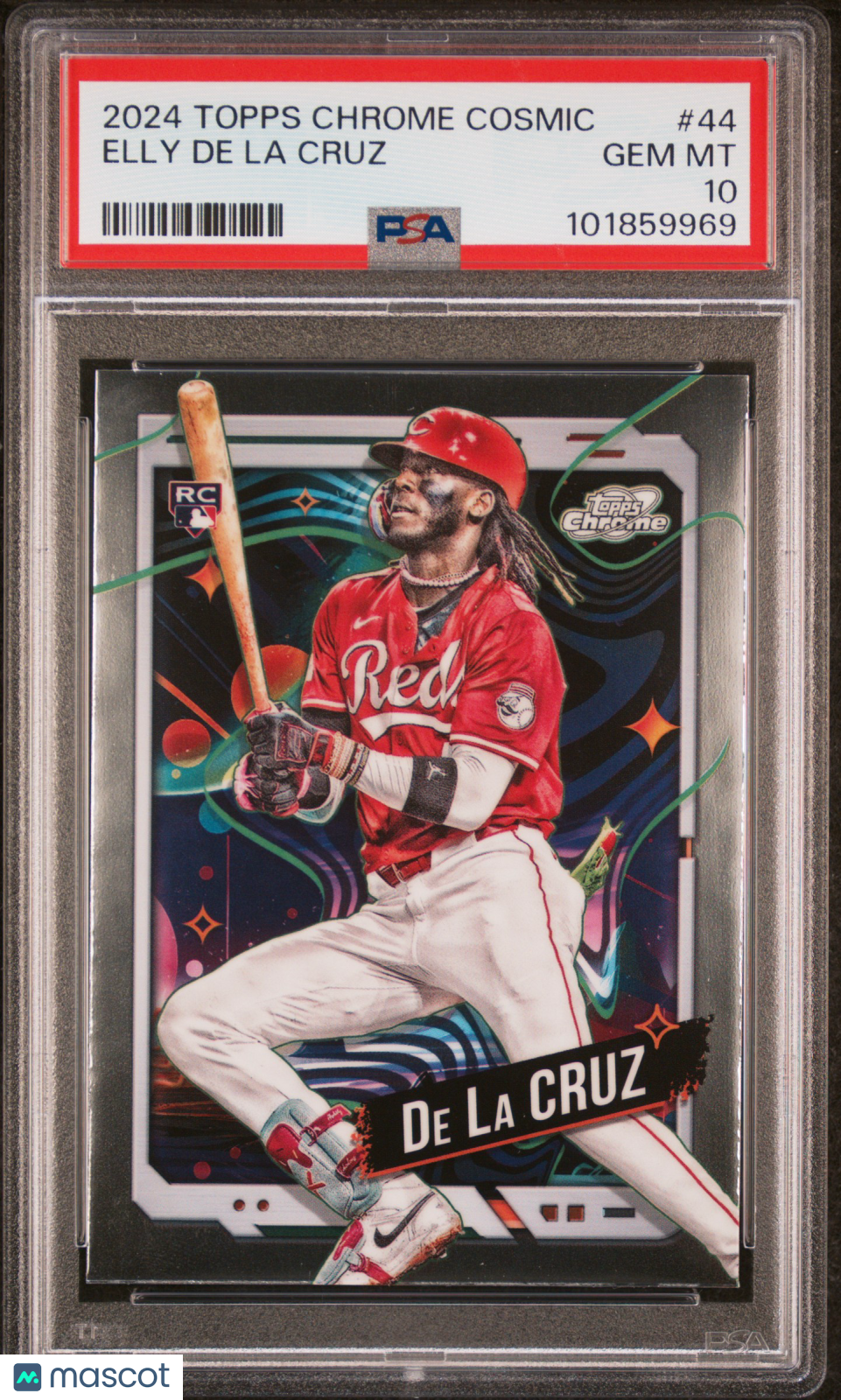 2024 Topps Cosmic Chrome Elly De La Cruz #44 PSA 10 - Graded Sports Cards