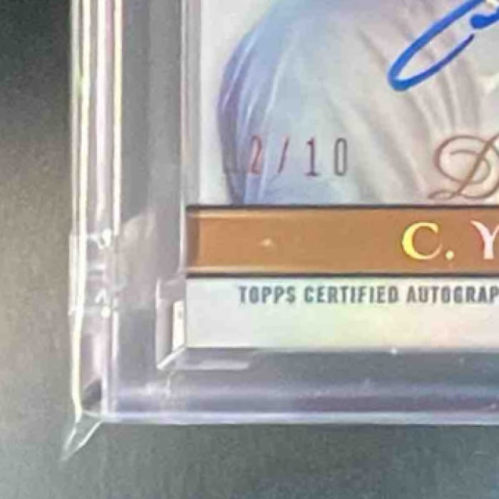 2024 Topps Dynasty Christian Yelich Auto Patch 2/10 #DAP-CY5 Milwaukee Brewers - Sports Cards