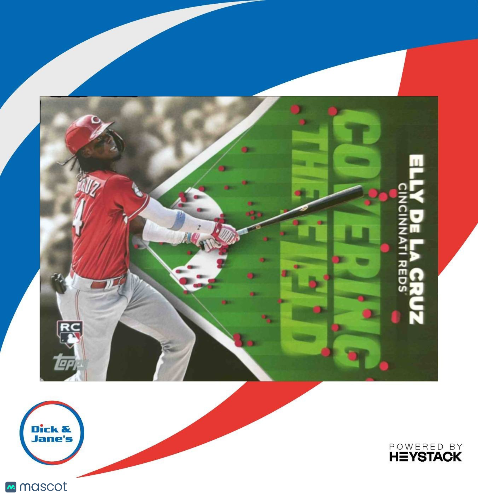 2024 Topps Elly De La Cruz Covering the Field #CTF-14 RC Cincinnati Reds - Sports Cards