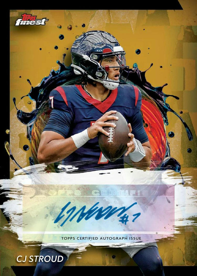 2024 Topps Finest Football Hobby Box (2 Autographs)