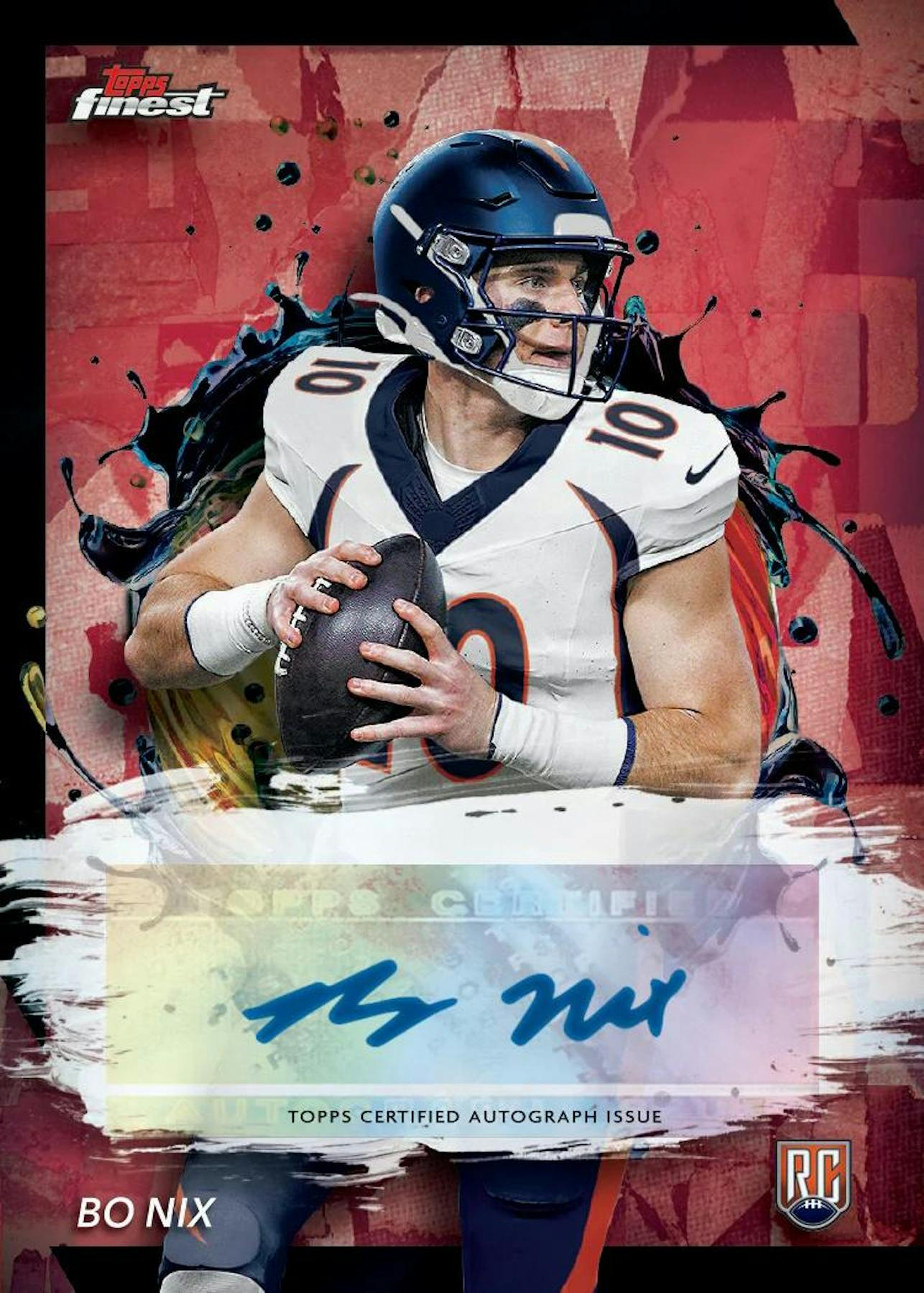 2024 Topps Finest Football Hobby Box (2 Autographs) - NFL Hobby Box