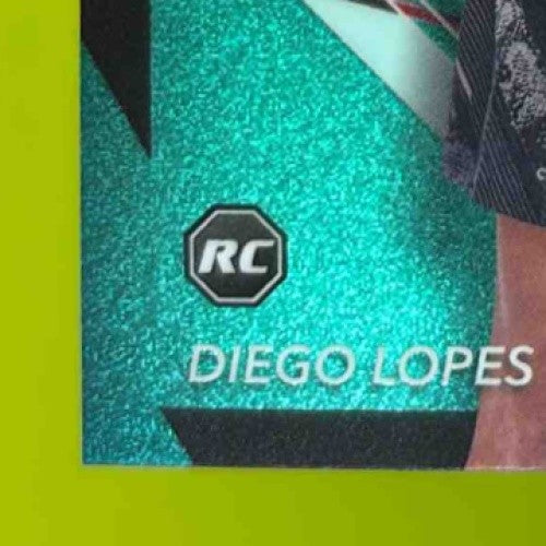 2024 Topps Finest UFC Diego Lopes Aqua Glitter Refractor #42 Common RC - Sports Cards