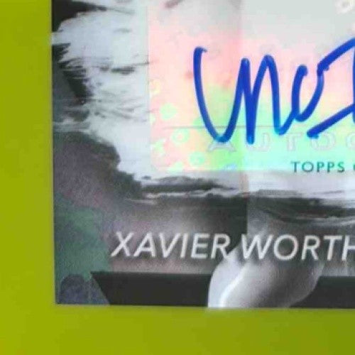 2024 Topps Finest Xavier Worthy Rookie Auto #RFA-XW RC Kansas City Chiefs - Sports Cards