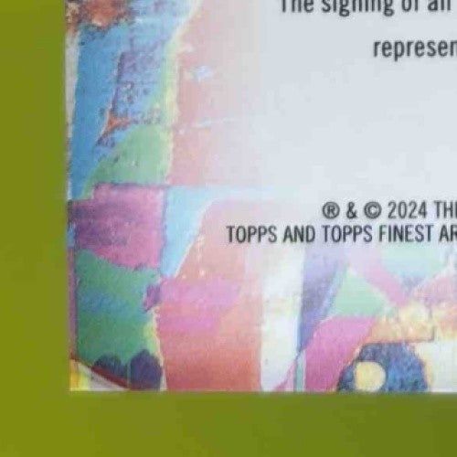 2024 Topps Finest Xavier Worthy Rookie Auto #RFA-XW RC Kansas City Chiefs - Sports Cards