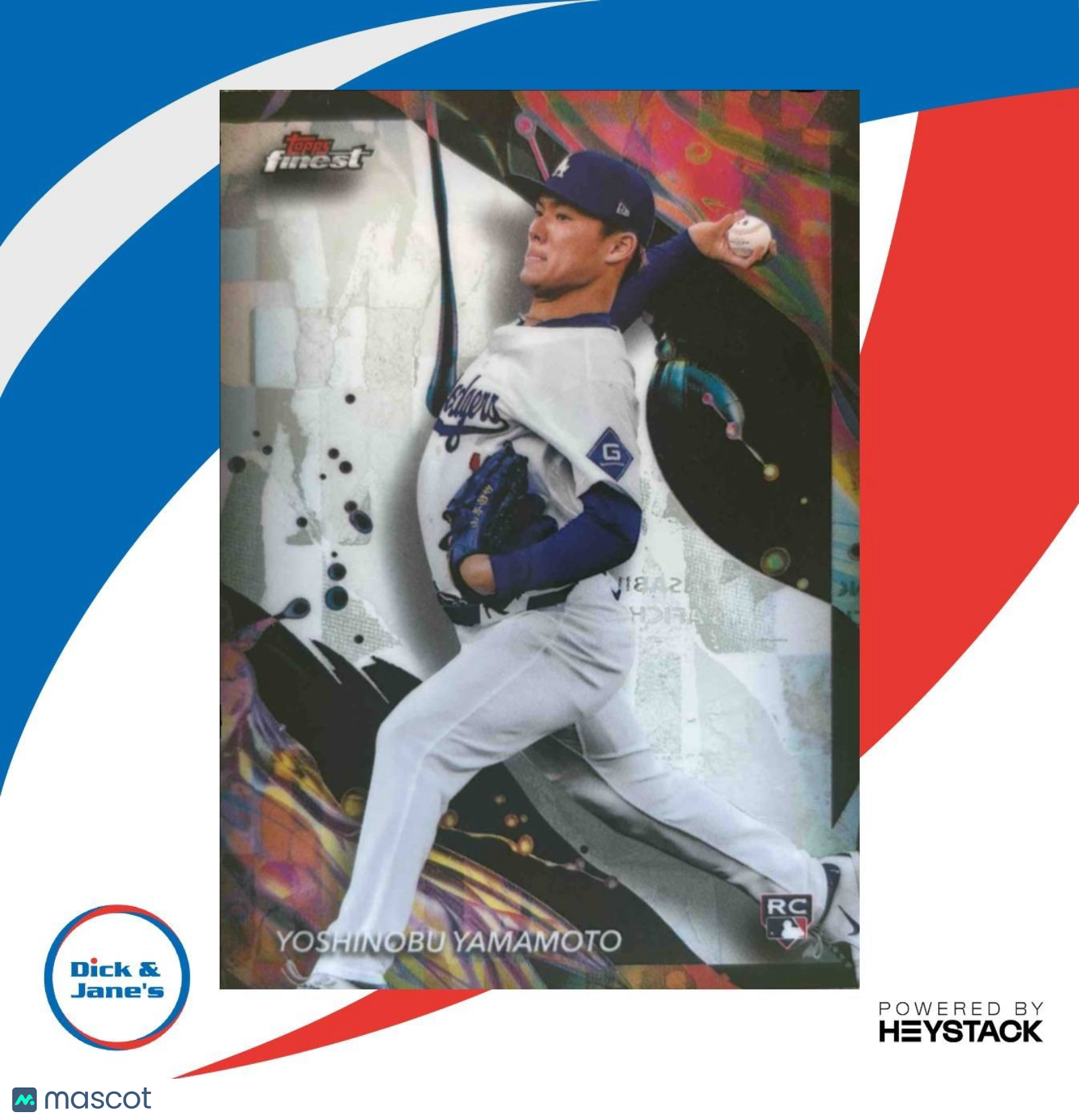 2024 Topps Finest Yoshinobu Yamamoto #150 RC Los Angeles Dodgers - Sports Cards