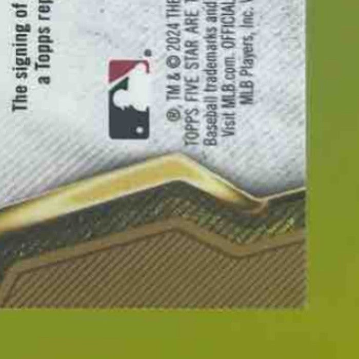 2024 Topps Five Star Colton Cowser #FSA-CCOW RC Auto Baltimore Orioles - Sports Cards