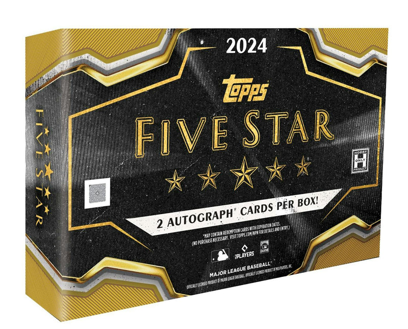 2024 Topps Five Star Baseball Hobby Box (Two On-Card Autographs Per Box)