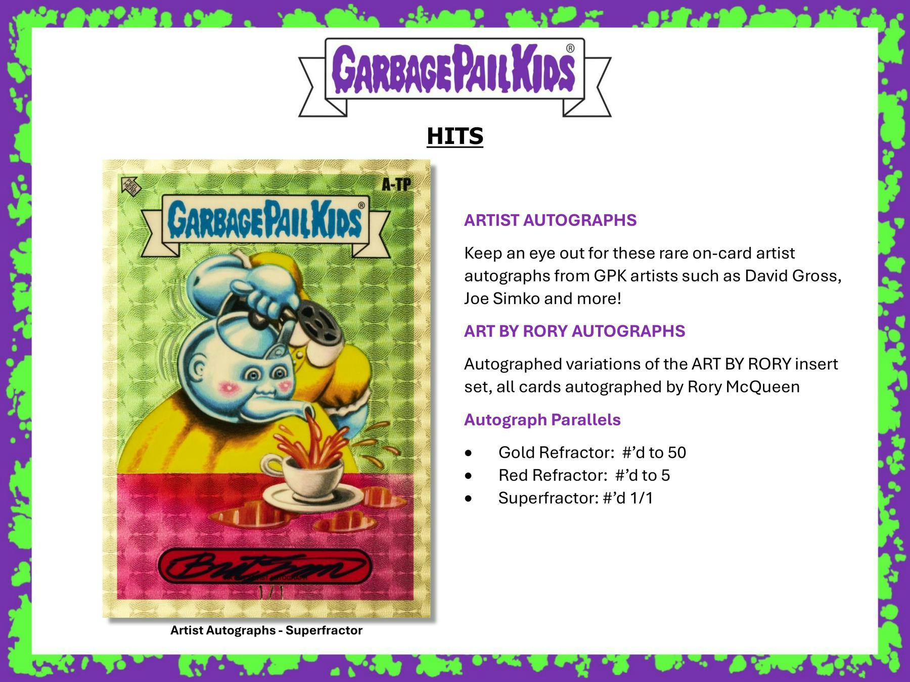 2024 Topps Garbage Pail Kids Chrome Series 7 Blaster Box (7 Packs) Drool Refractors - Trading Cards