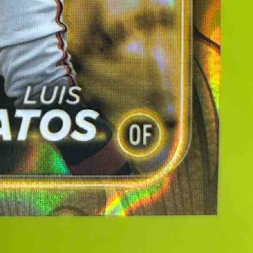 2024 Topps Gilded Collection Luis Matos Gold Lava Refractor 1/10 RC SF Giants - Sports Cards