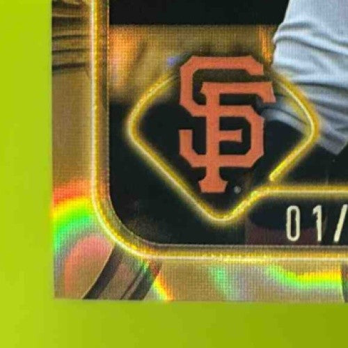 2024 Topps Gilded Collection Luis Matos Gold Lava Refractor 1/10 RC SF Giants - Sports Cards