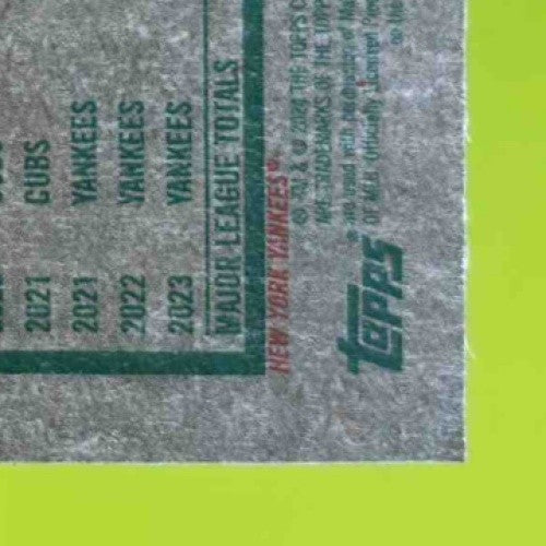 2024 Topps Heritage Anthony Rizzo Chrome Blue Sparkle Refractor #367 Yankees - Sports Cards