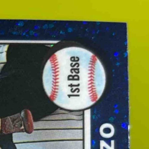 2024 Topps Heritage Anthony Rizzo Chrome Blue Sparkle Refractor #367 Yankees - Sports Cards