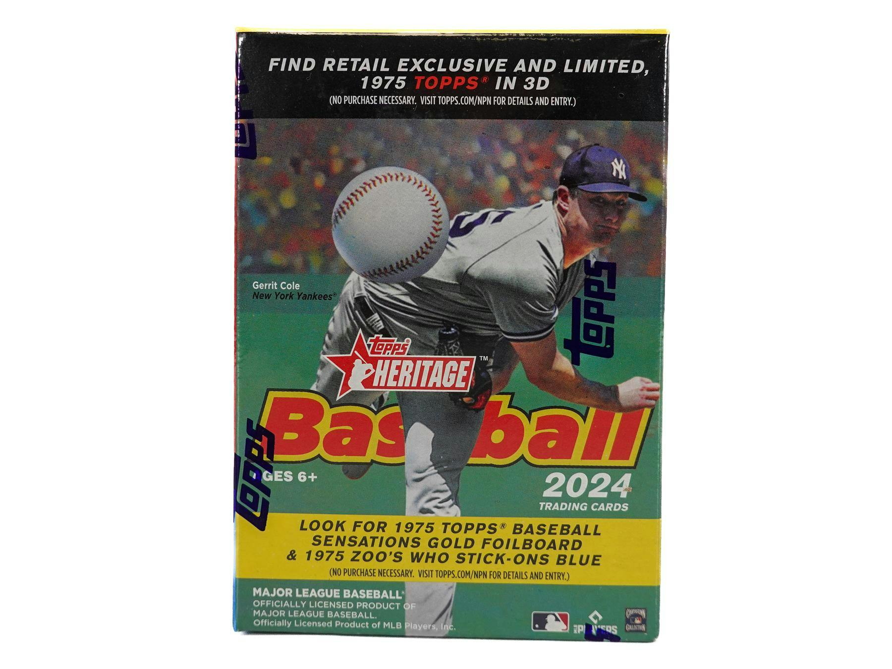 2024 Topps Heritage Baseball 8-Pack Blaster Box - MLB hobby