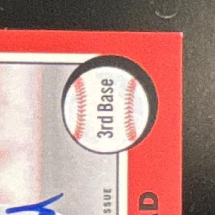 2024 Topps Heritage Curtis Mead Real One Auto #ROA-CME RC Tampa Bay Rays - Sports Cards