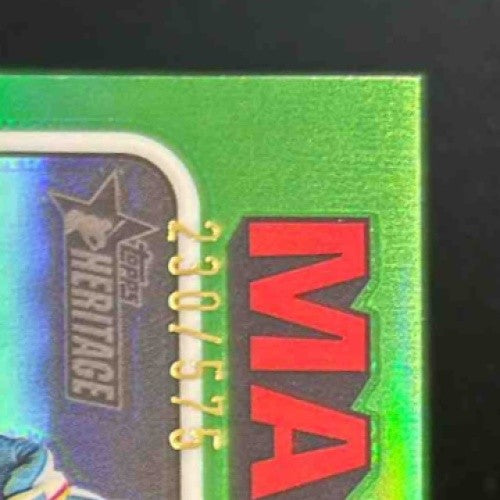 2024 Topps Heritage Jazz Chisholm Jr. Chrome Refractor /575 #409 Miami Marlins - Sports Cards