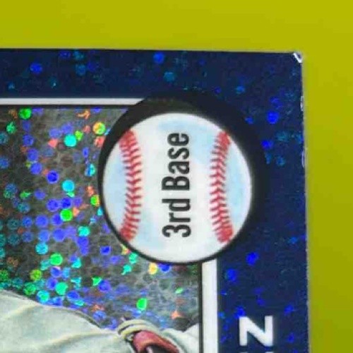 2024 Topps Heritage Jose Ramirez Chrome Blue Sparkle Refractor #183 Guardians - Sports Cards