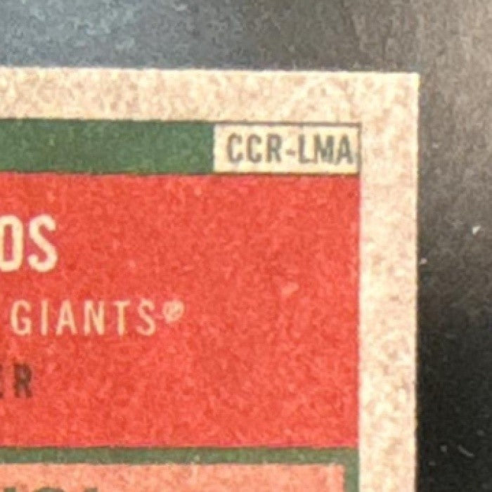 2024 Topps Heritage Luis Matos Clubhouse Collection Relics RC Giants - Sports Cards