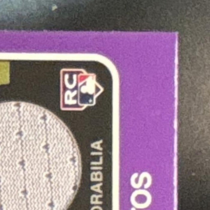 2024 Topps Heritage Luis Matos Clubhouse Collection Relics RC Giants - Sports Cards