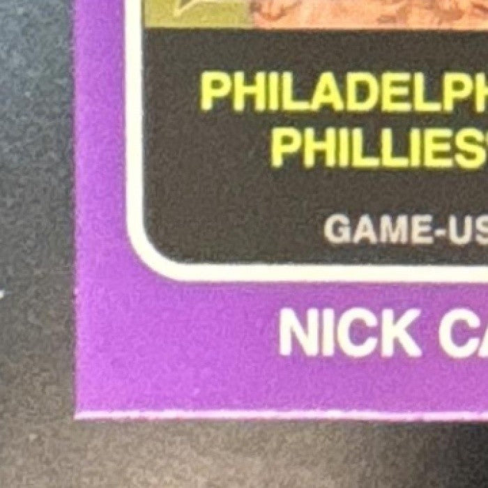 2024 Topps Heritage Nick Castellanos Clubhouse Collection Relics Phillies - Sports Cards
