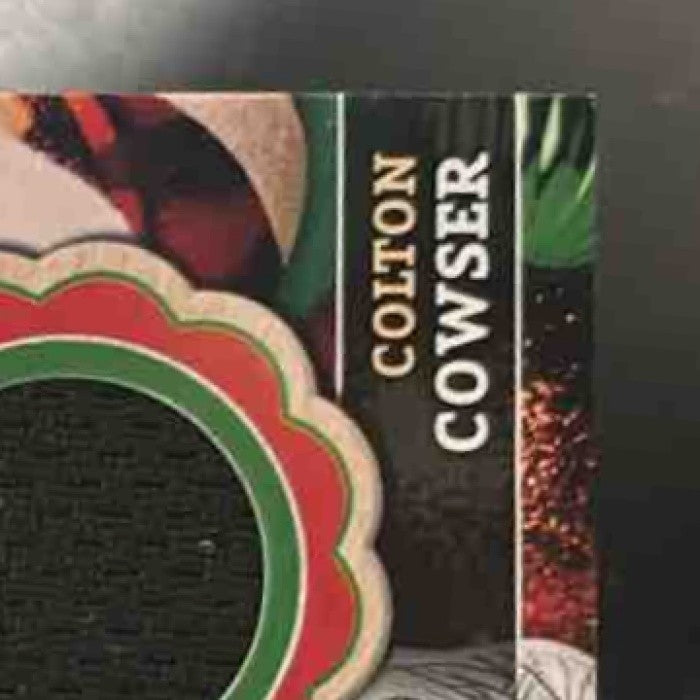 2024 Topps Holiday Colton Cowser Relics MEM RC Baltimore Orioles - Sports Cards