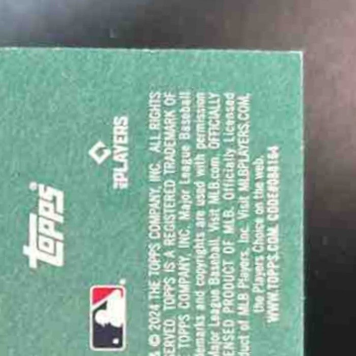 2024 Topps Holiday Hunter Goodman Relics RC Colorado Rockies - Sports Cards