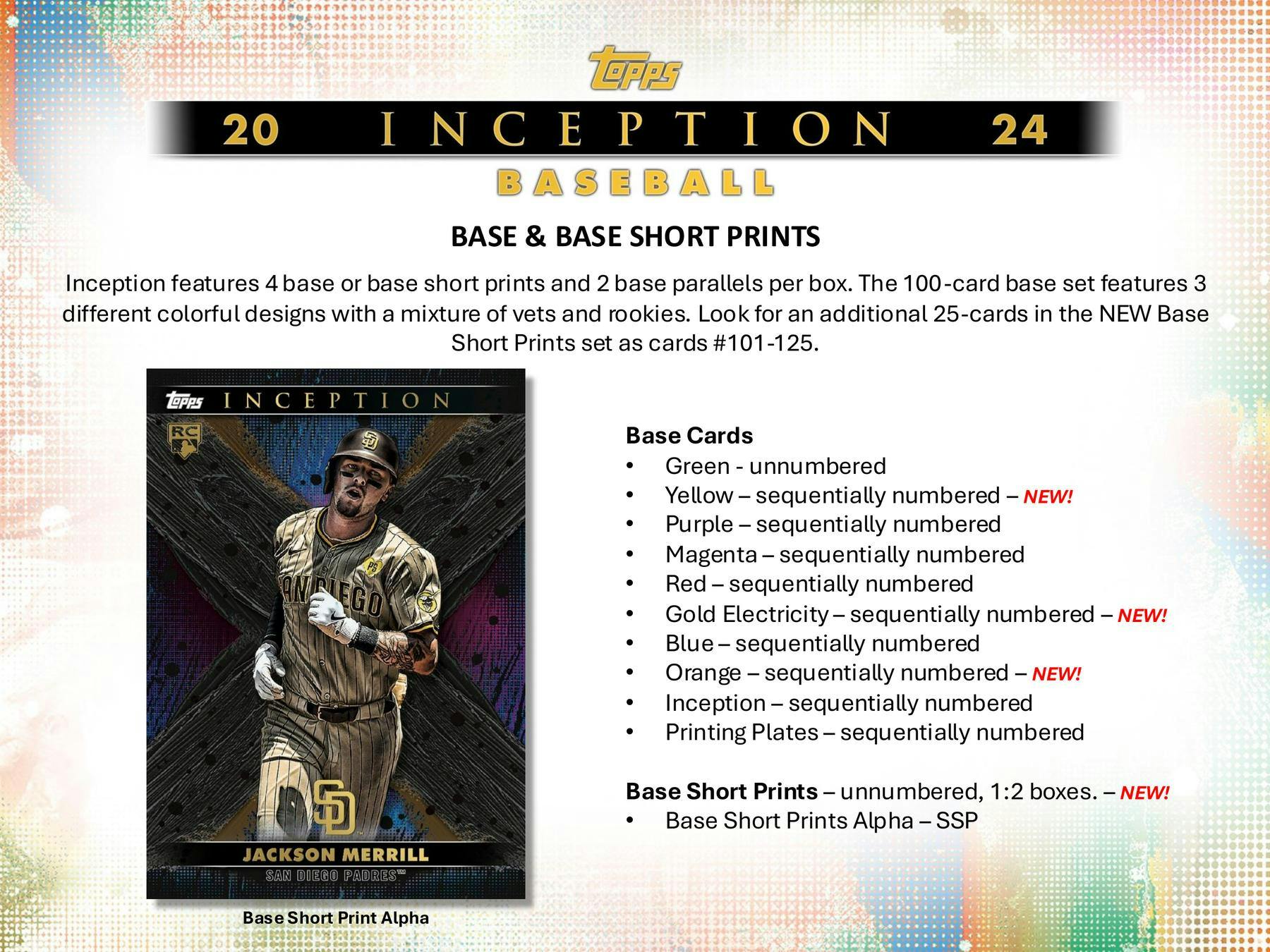 2024 Topps Inception Baseball Hobby Box (Skenes Rookies?) - Sports Collectibles