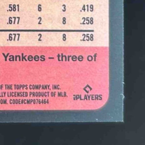 2024 Topps Jasson Dominguez 1989 35th Anniversary Chrome Blue /150 RC Yankees - Sports Cards