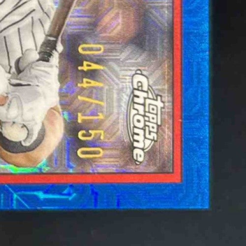 2024 Topps Jasson Dominguez 1989 35th Anniversary Chrome Blue /150 RC Yankees - Sports Cards