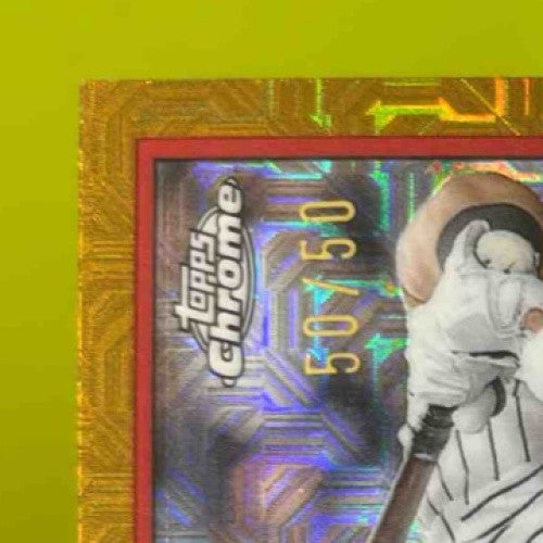 2024 Topps Jasson Dominguez 1989 35th Anniversary Chrome Gold /50 RC Yankees - Sports Cards