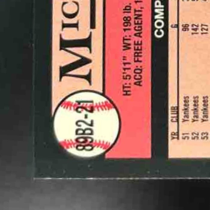 2024 Topps Mickey Mantle 1989 Baseball 35th Anniversary Foil New York Yankees - Sports Cards