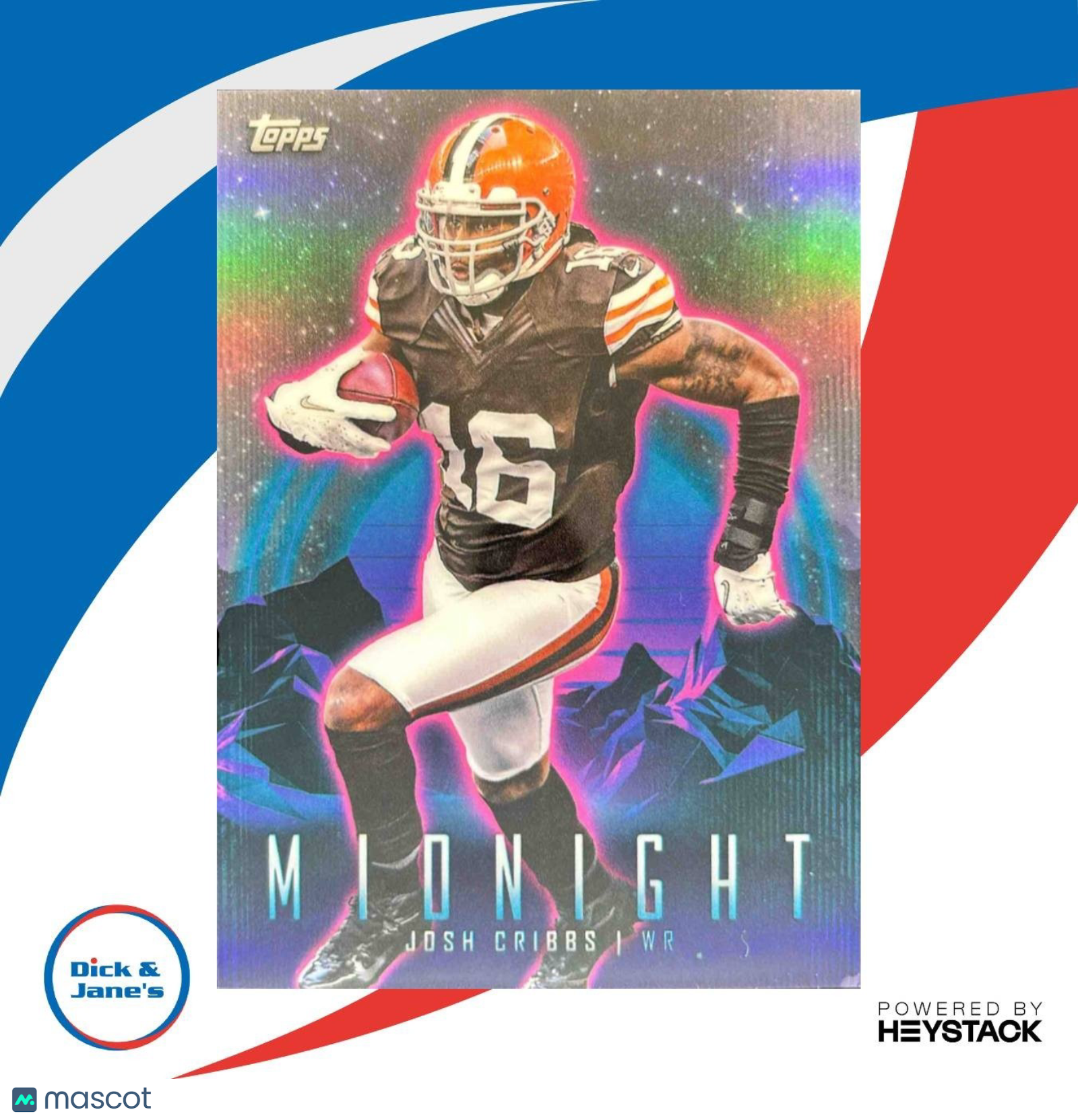 2024 Topps Midnight Josh Cribbs #23 Cleveland Browns - Sports Cards