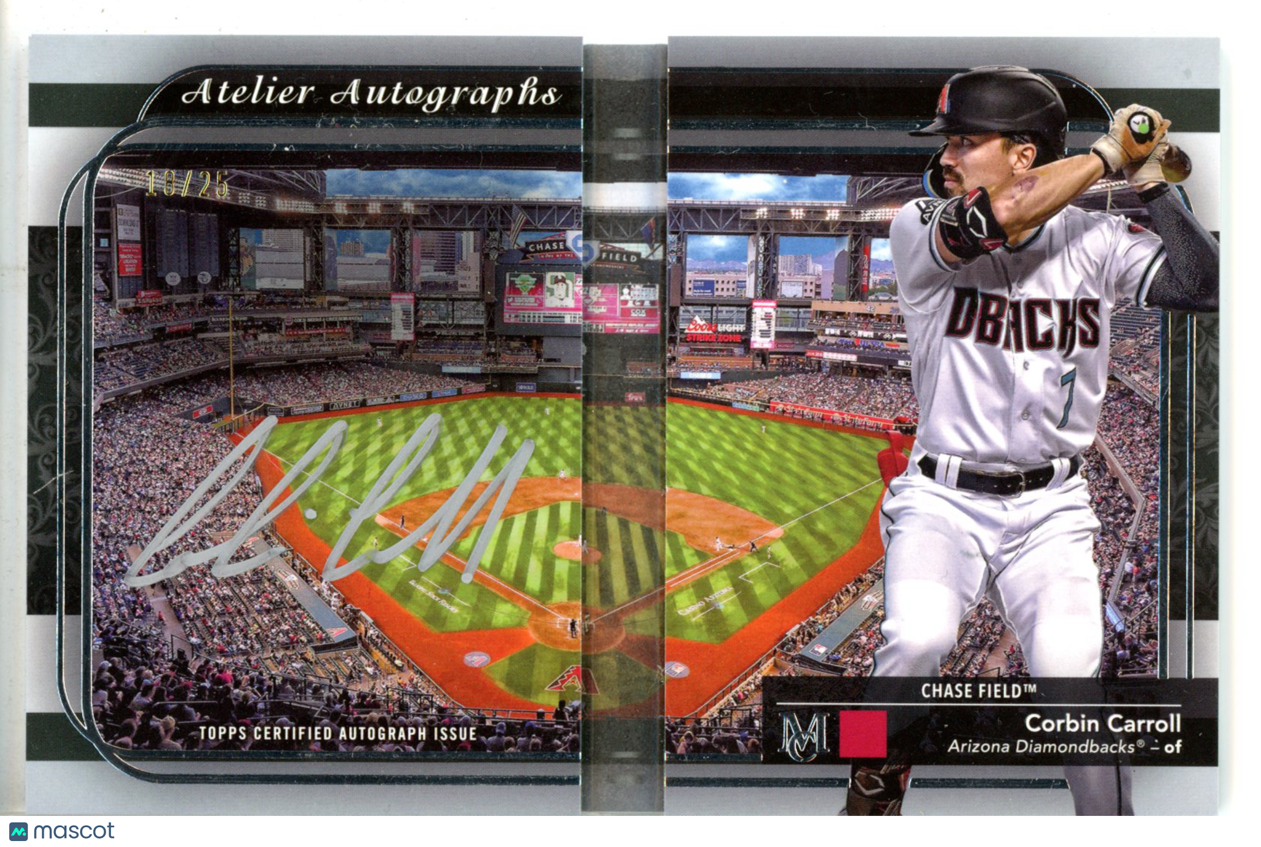 2024 Topps Museum Collection Corbin Carroll Atelier Autographs Book 18/25 Auto - Sports Cards