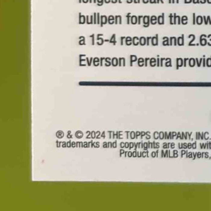 2024 Topps New York Yankees Holiday #301 - Sports Cards