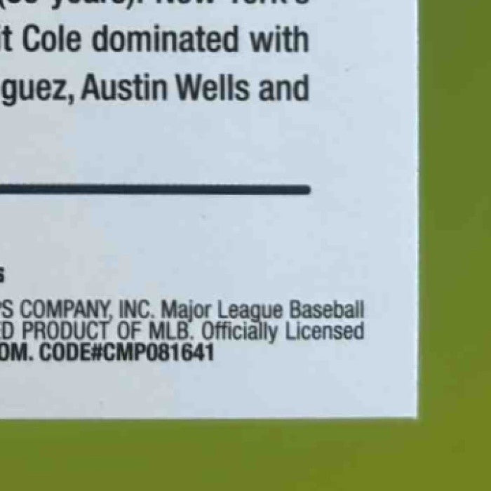 2024 Topps New York Yankees Holiday #301 - Sports Cards