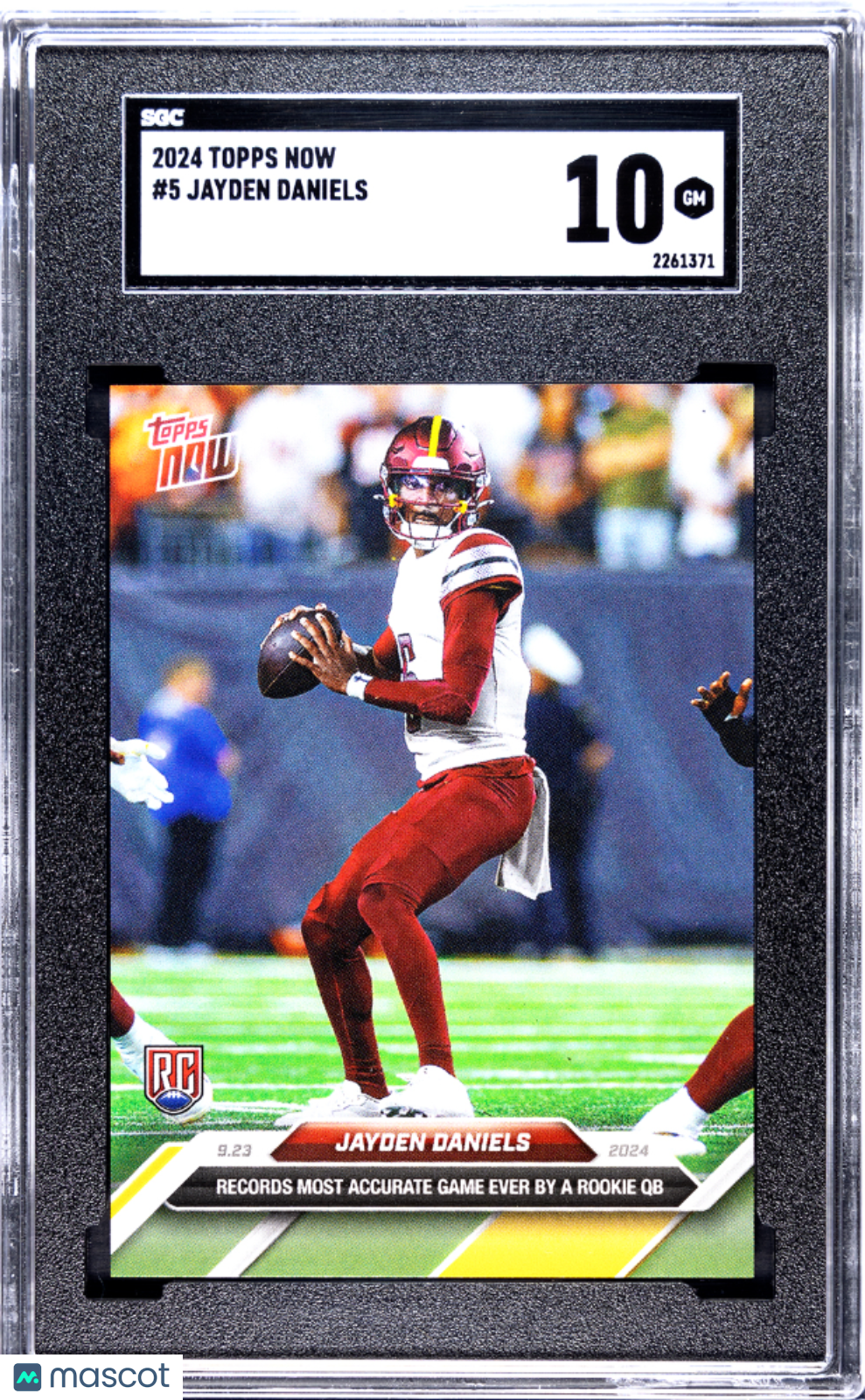 2024 Topps Now Jayden Daniels #5 SGC 10 - Graded Sports Cards