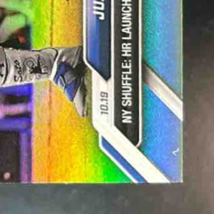 2024 Topps Now Juan Soto #855SP SP VAR Rainbow ’NY Shuffle’ New York Yankees - Sports Cards