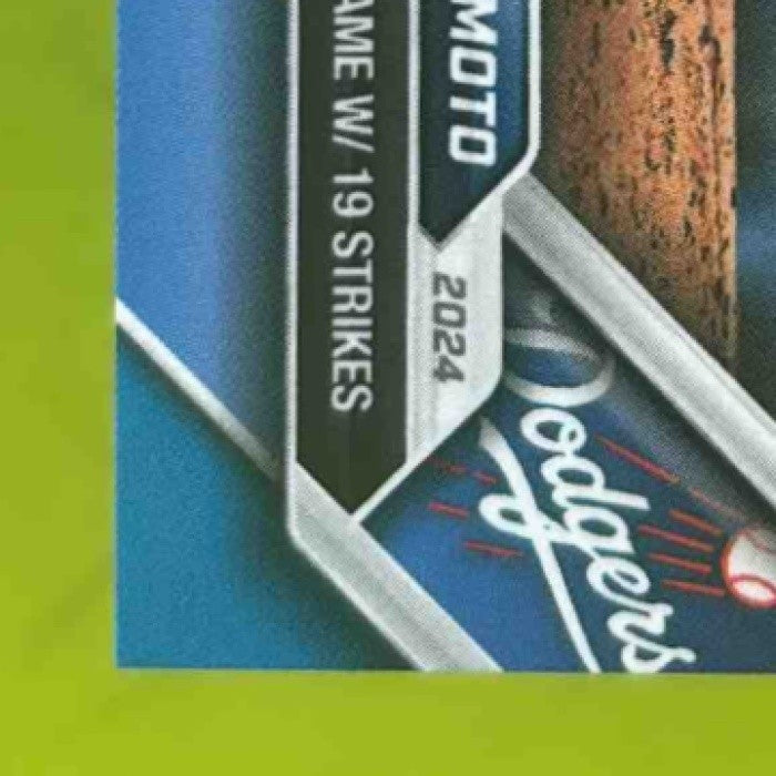 2024 Topps Now Yoshinobu Yamamoto Blue /49 #167 RC Los Angeles Dodgers - Sports Cards