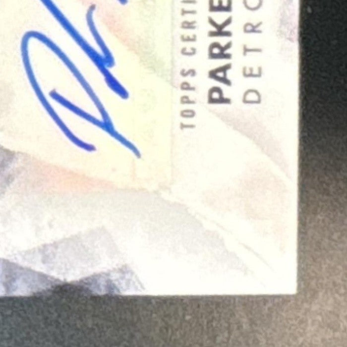 2024 Topps Parker Meadows Baseball Stars Auto Series Two Black /199 RC Tigers - Sports Cards