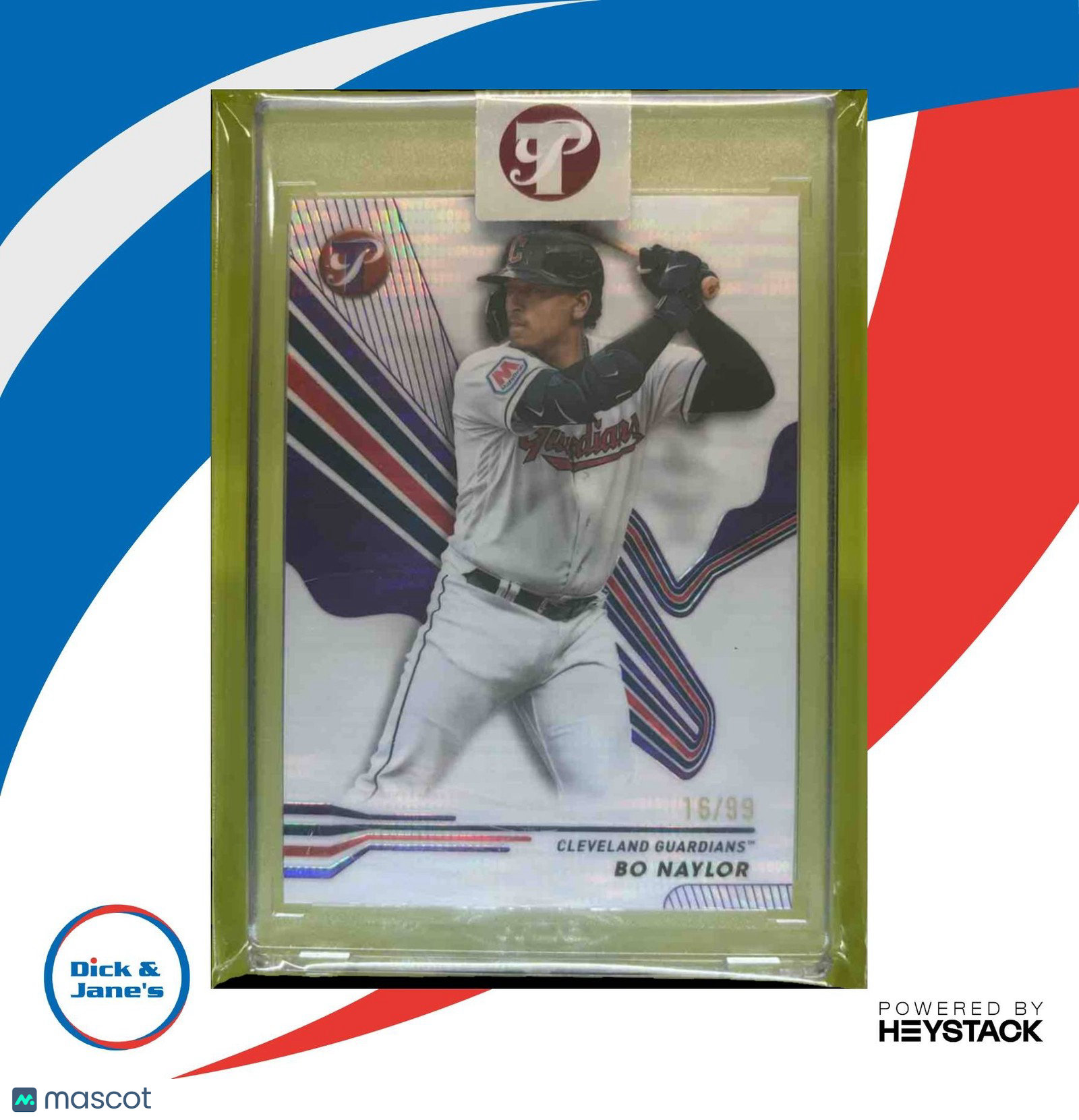 2024 Topps Pristine Bo Naylor Purple Refractor 16/99 #6 Cleveland Guardians - Sports Cards